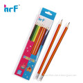 Wood Striped Pencil With Eraser